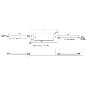 MeanWell LPF-90D-20 LED-Treiber, IP67, 90W, 20V, 4,5A, CC, dimm