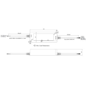 MeanWell LPF-90D-54 LED-Treiber, IP67, 90W, 54V, 1,67A, CC, dimm