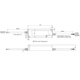 MeanWell NPF-60D-12 LED-Treiber, IP67, 60W, 12V, 5A, CV+CC, dimmbar