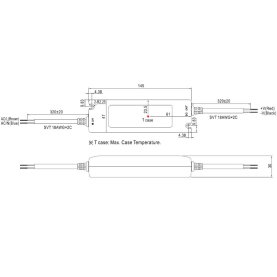 MeanWell PLN-30-12 LED-Treiber, 30W, 12V, 2,5A, CV+CC