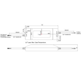 MeanWell PLN-60-27 LED-Treiber, 62W, 27V, 2,3A, CV+CC