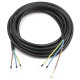 PVC Netzanschlussleitung, 3G1,5mm², 380cm, schwarz, anschlussfertig