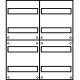 Aufputz Wandverteiler Komplettschrank, IP43, 2x4-reihig, 96TE (24TE Klemmraum)