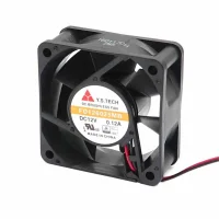 Y.S.TECH FD126025MB Axiallüfter, 60x60x25mm, 12V-, 20,2CFM, 29,5dBA