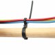 Kabelbinder für Rohrbestigung, Ø 24mm, drehbar, lösbar, schwarz, 300 Stück