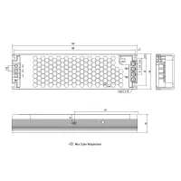 MEAN WELL UHP-200-24 Netzteil | 24VDC 8,4A 200W