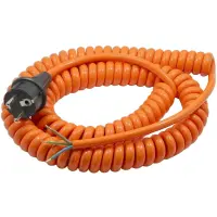 PUR-Spiralkabel mit Schutzkontaktstecker 3G1,5mm² |...
