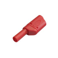 Sicherheits-Bananenstecker 4mm Rot | CATII 1000V 32A...