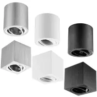 ROLUX DF-4051 / DF-4053 GU10 Deckenspot-Serie | Aufbau...