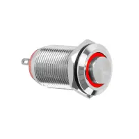 Metall-Drucktaster IP67 | Einbau-Ø 12mm | 12V...