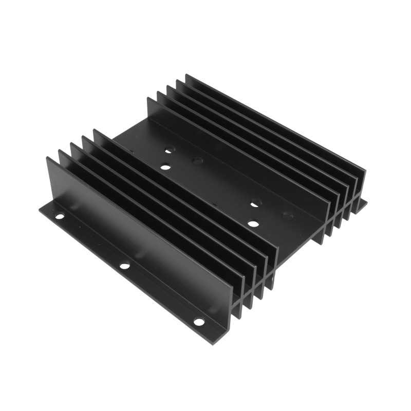 Kühlkörper Aluminium mit schwarz eloxierter Oberfläche 11,8x8x20mm 2 Stück 