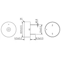 HITPOINT PK-21N30PQ Piezo-Signalgeber mit Elektronik |...