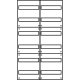 Aufputz Wandverteiler Komplettschrank, IP43, 2x6-reihig, 144TE (48TE Klemmraum)