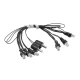 Krippen-/Puppenstuben-Beleuchtung, 6er LED-Lichterkette mit Kabel/Stecker, 3,5V