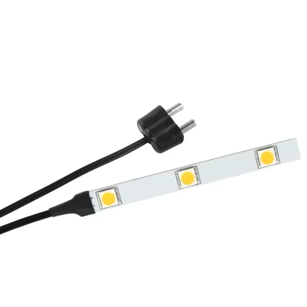 Krippen-/Puppenstuben-Beleuchtung, 3er LED-Modul mit Kabel/Stecker, 3,5V