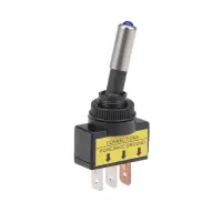 KFZ Kippschalter LED Blau | Einbau-Ø 12mm |...