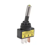 KFZ Kippschalter LED Gelb | Einbau-Ø 12mm |...