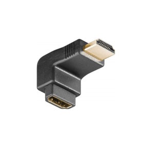 HDMI-Adapter, Stecker 19-polig / Kupplung 19-polig, 90°