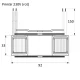 Ringkerntransformator, 100VA, 230V zu 12V, 8,33A, 92x33mm