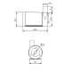 Mini-Tauchpumpe, Ø 23mm, 3...6V-, 360mA, 120l/h, liegend