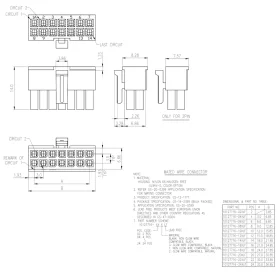 Minitek® Pwr 3.0 Steckverbinder, Kupplung 2-polig,...