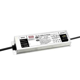 MeanWell Serie ELG-200-C, 200W LED-Treiber CC, IP65/IP67