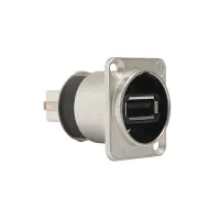 NEUTRIK NAUSB-W Reversibler USB2.0 Einbau-Adapter (Typ A...