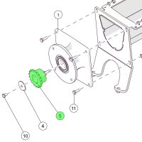 ETA 033-2102-00 Kettenrad T5/8x3/8", 18 Zähne |...
