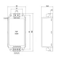MEAN WELL Serie MPM-65-xxST 65W Schaltnetzteile mit...