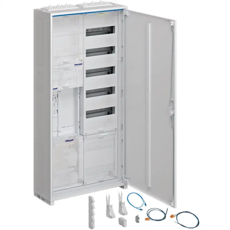 HAGER Komplett-Zählerschrank, eHZ/1R, Verteilerfeld/APZ, OKK, ESA