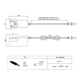 MeanWell GEM06I05-USB Steckernetzteil, 6W, 5V-, 1,2A