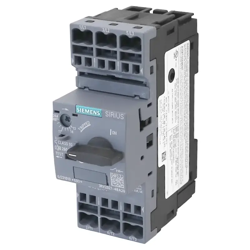 SIEMENS 3RV2021-4BA20 SIRIUS Motorschutzschalter | 13-20A | ohne Hilfsschalter