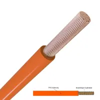 H07V-K 1,50mm² Aderleitung flexibel | Schaltlitze 100m Orange