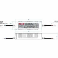 GLP GPV-150-12 LED-Treiber | 12VDC 12,5A 150W | IP67 Konstantspannung