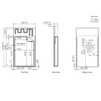 ESPRESSIF ESP32-WROVER-E-N4R8 WiFi/Bluetooth Modul, 3,3V,...