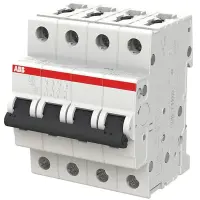 ABB S204-C20 Leitungsschutzschalter 4-polig | C20A 6kA 4TE