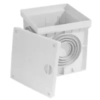Revisionsschacht für Kabel/Rohre 200x200mm | PP Grau...