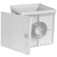 Revisionsschacht für Kabel/Rohre 300x300mm | PP Grau...