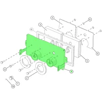 ETA PU 7-15 Deckelblech mit Schneckenlagerung