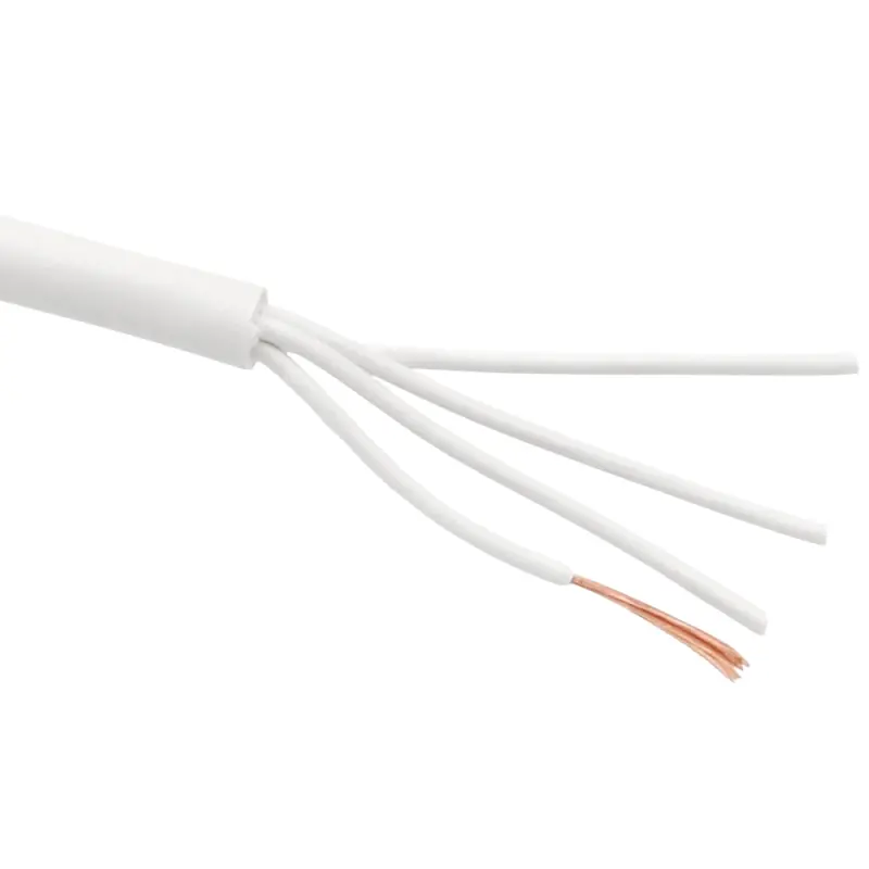 LiYY Steuerleitung ungeschirmt | 4x0,14mm² Weiß Meterware