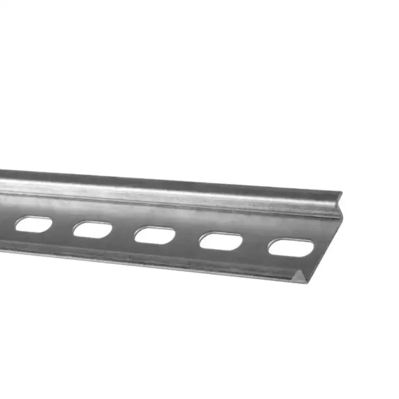 TS35 DIN-Hutschiene mit Langlöcher | 35x7,5x223mm | Stahl verzinkt