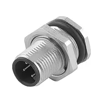 BINDER Serie 763 M12 Steckverbinder IP68 | Flanschstecker...