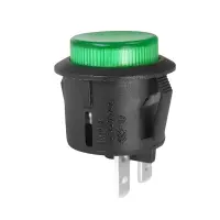 R13-527C-02 B/G Drucktaster | 20mm Einbau-Ø | 1...