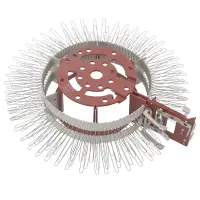 GI-EM AX-5 Heizregister mit Bimetall-Thermostat, Ø...