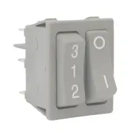 SIGNAL-LUX 83 Dual-Wippschalter 30x22mm | 3/1/2 + 0/I |...