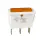 SIGNAL-LUX F81 Signallampe 30x11mm 230VAC Orange |  Neon 6,3mm Flachstecker