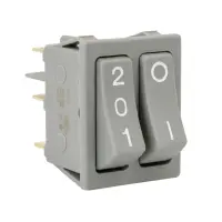 SIGNAL-LUX 83 Dual-Wippschalter 30x22mm | 2/0/1 + 0/I |...