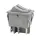 SIGNAL-LUX 83 Dual-Wippschalter 30x22mm | 2/0/1 + 0/I | 16A 250VAC Grau
