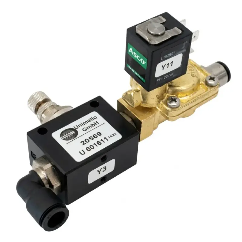 UNIMATIC U601611 2/2-Wege Magnetventil mit Rückschlagventil NC | 24VDC 5,5W