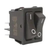 SIGNAL-LUX 83 Dual-Wippschalter 30x22mm | 2x EIN/AUS 16A...